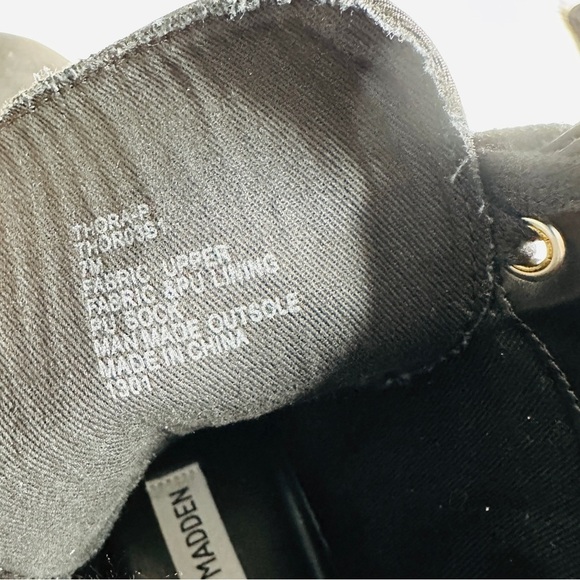 Steve Madden Thora-P Combat Boots | Women’s Size 6.5M L/7M R mismatched - Picture 12 of 12